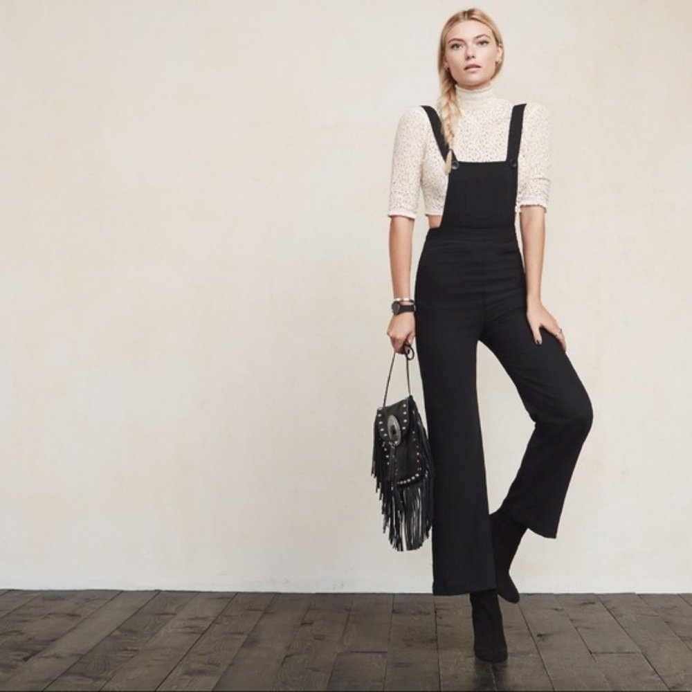 Reformation Elizabeth Lace Crop Top